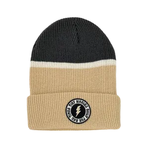 High Voltage Beanie - Sand/Faded Black