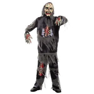 Horror Black Zombie Costume Cosplay - Child