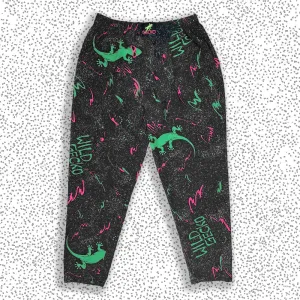 Iconic 1988 Wild Gecko Multiverse Beach Pants - Black