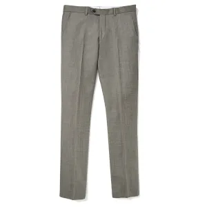 Italian Wool Dress Pants - Taupe Sharkskin