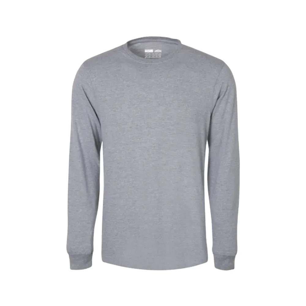 JONSSON LONG SLEEVE TEE SHIRT GREY MELANGE SIZE - L