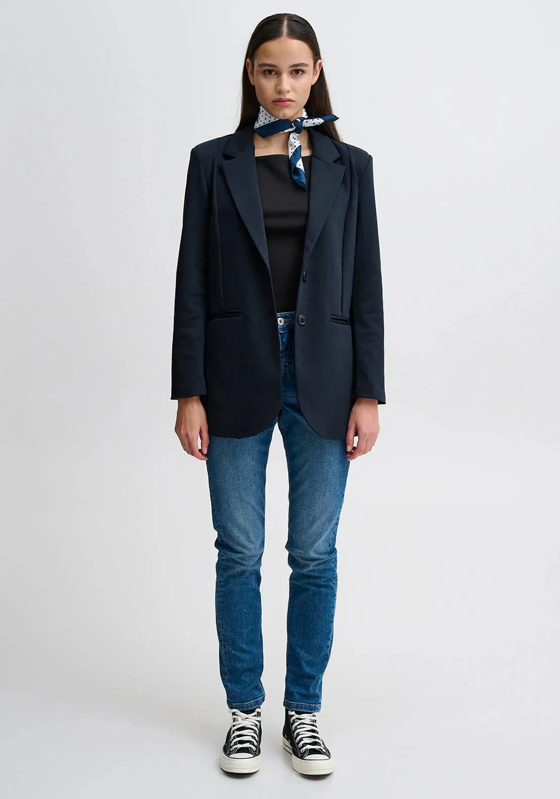 Kate Oversized Blazer in Total Eclipse