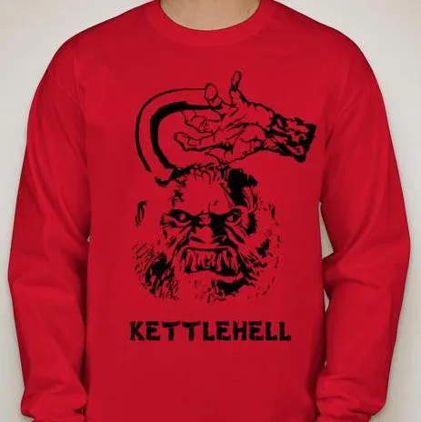 Kettlehell Kettlebell MMA Crossfit Long Sleeve T-shirt