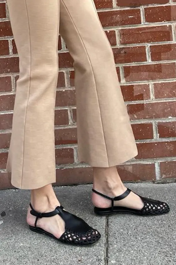 Kick Stretch-Cotton Pants in Khaki