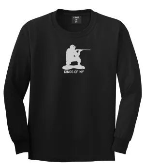 Kings Of NY Green Army Men Long Sleeve T-Shirt