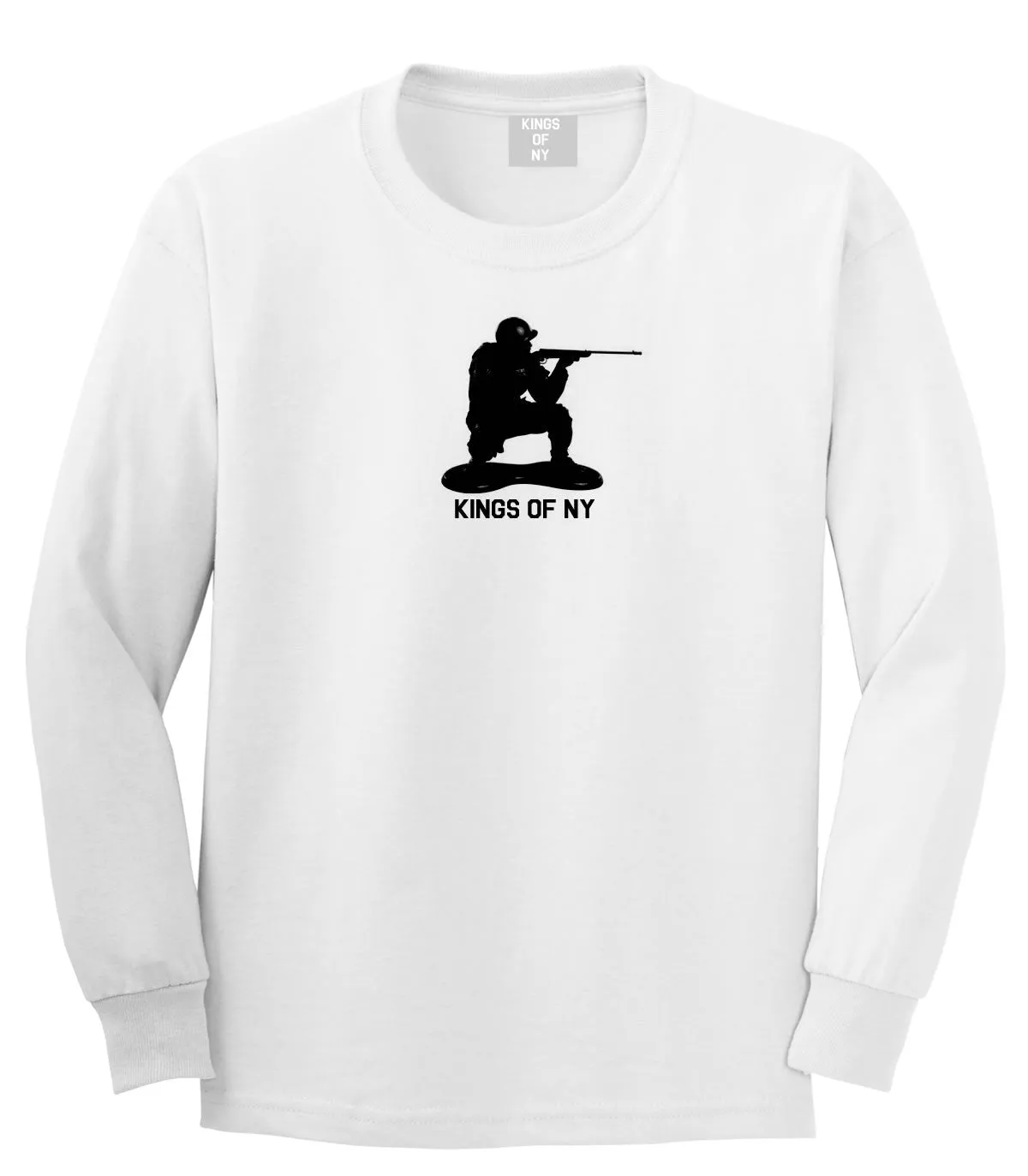 Kings Of NY Green Army Men Long Sleeve T-Shirt