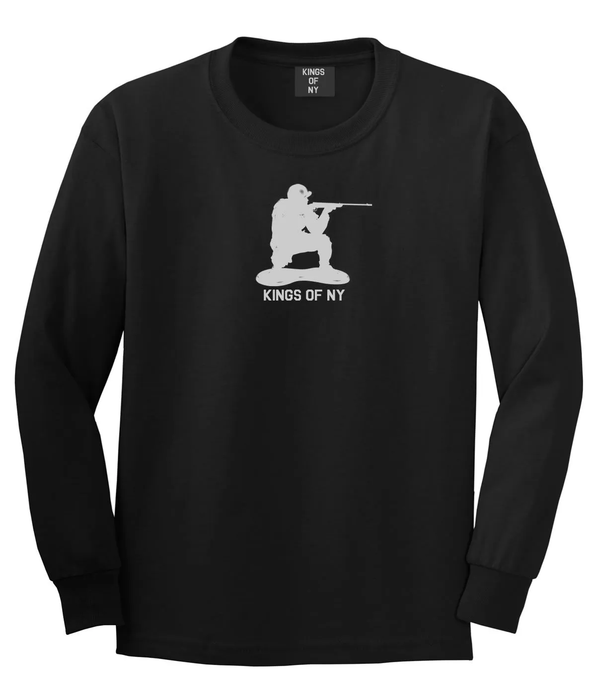 Kings Of NY Green Army Men Long Sleeve T-Shirt