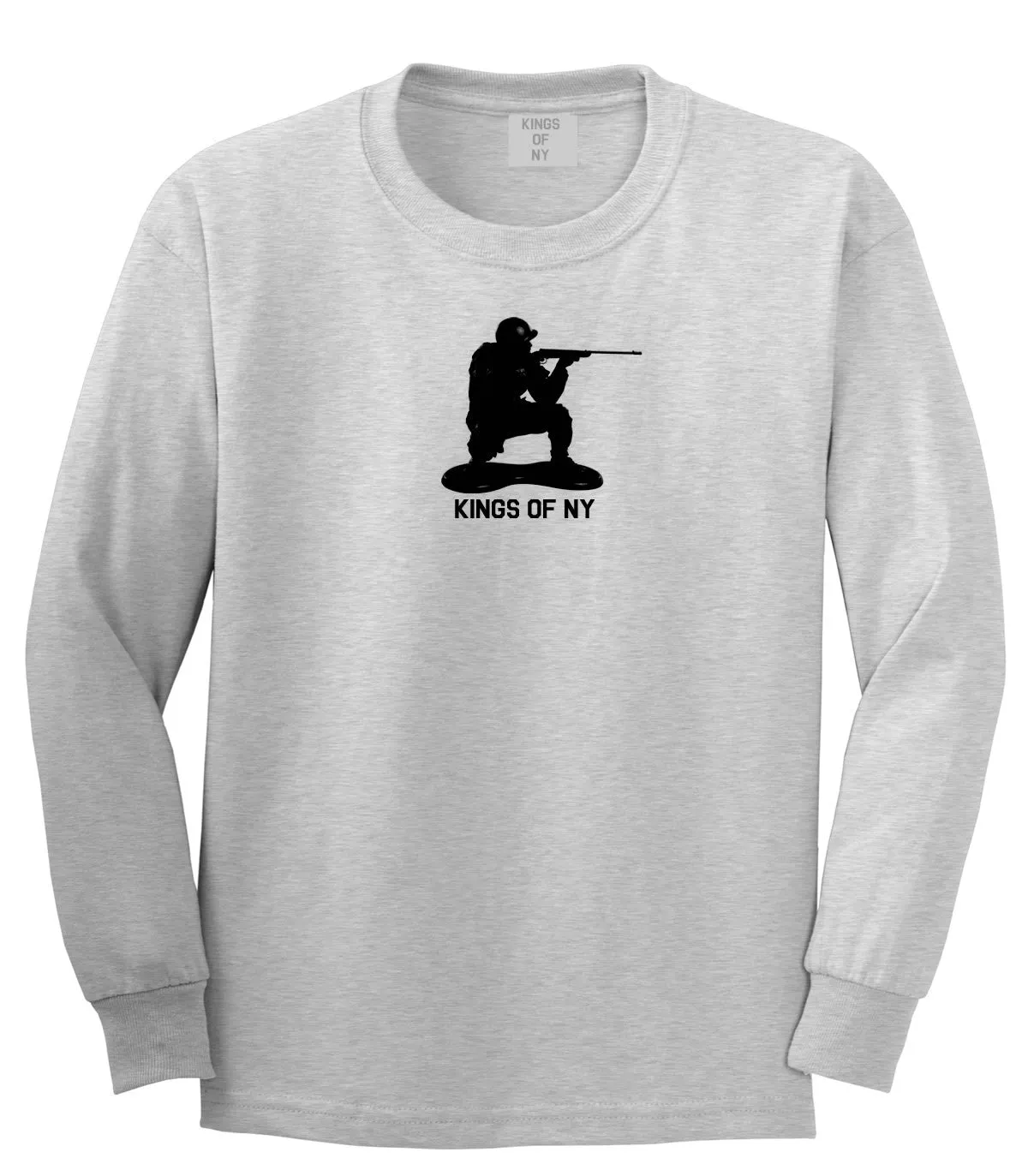 Kings Of NY Green Army Men Long Sleeve T-Shirt