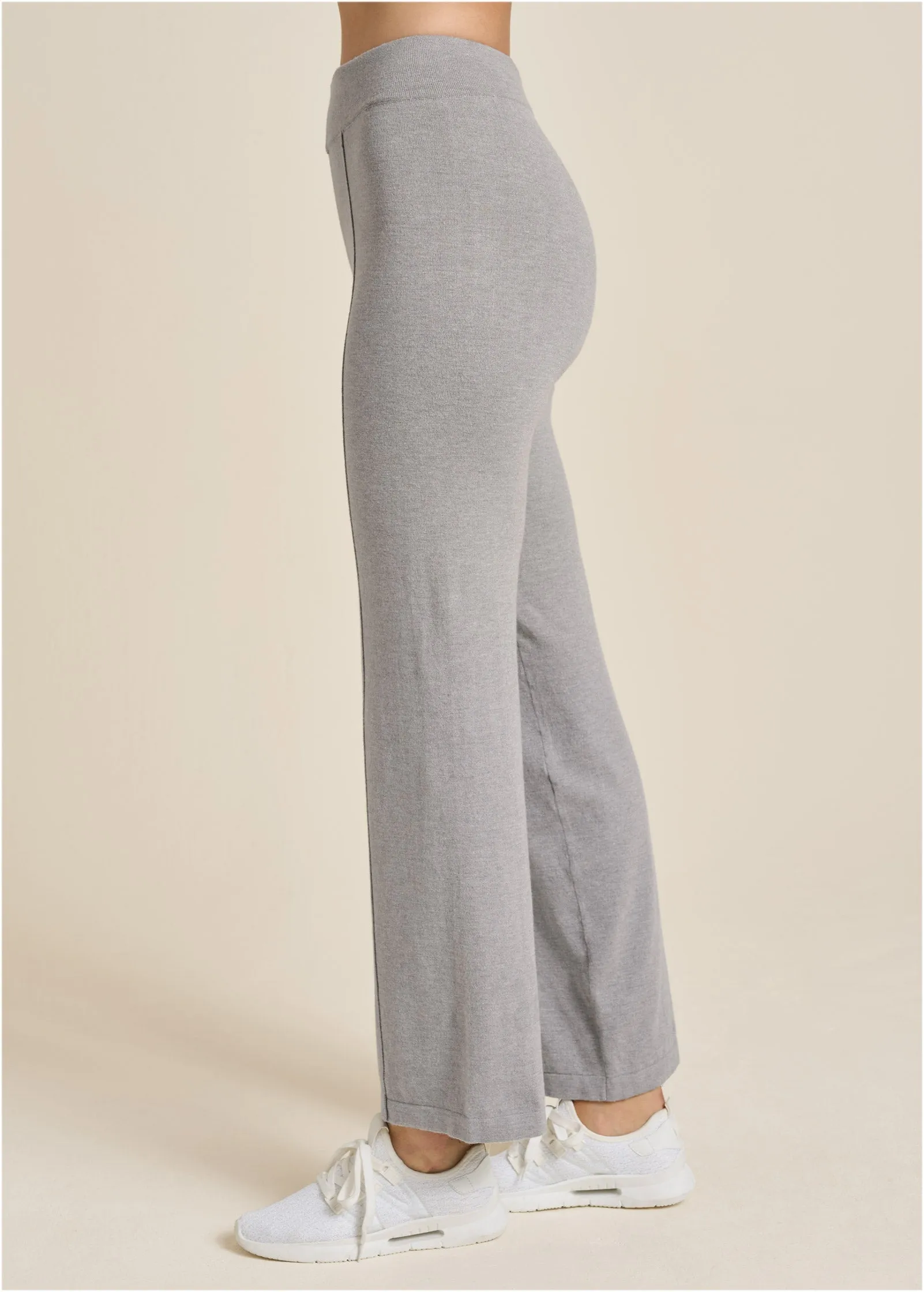 Knit Pants - Heather Grey