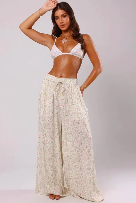 KULANI KINIS PALAZZO PANTS FLORA AURA