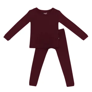 Kyte Baby Long Sleeve Pajamas Set - Burgundy