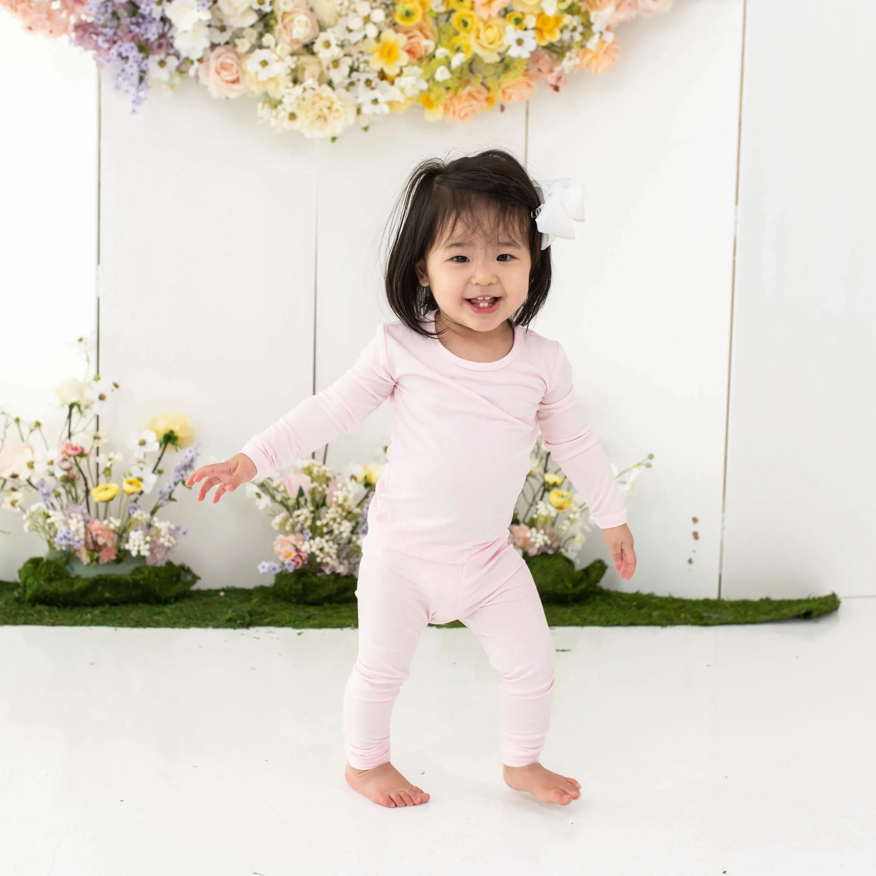 Kyte Baby Long Sleeve Toddler Pajamas - Sakura