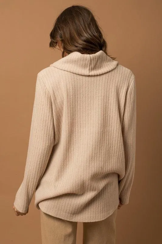 Lala Long Sleeve Turtleneck Top