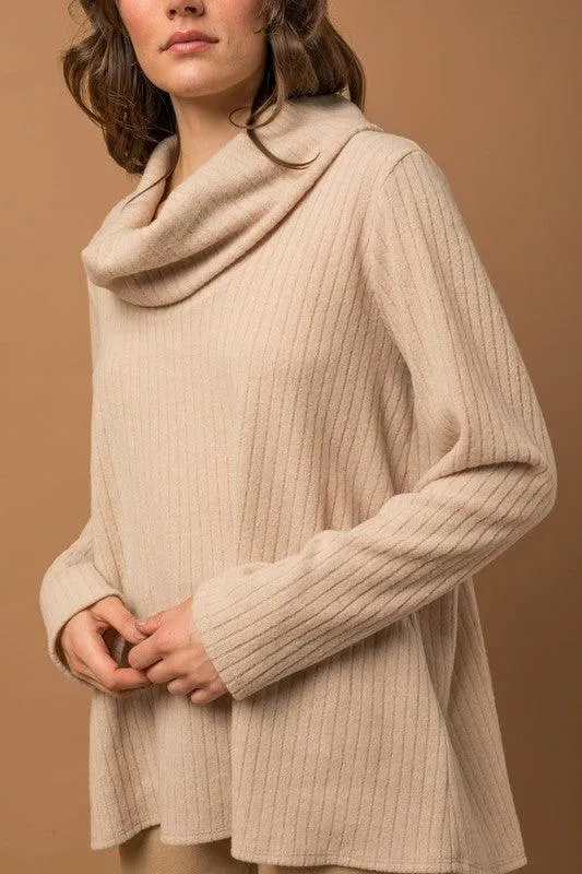 Lala Long Sleeve Turtleneck Top