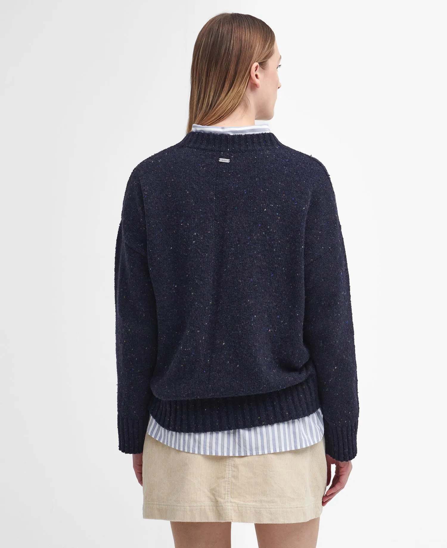 Lavensdale Crew Knitted Jumper - Navy