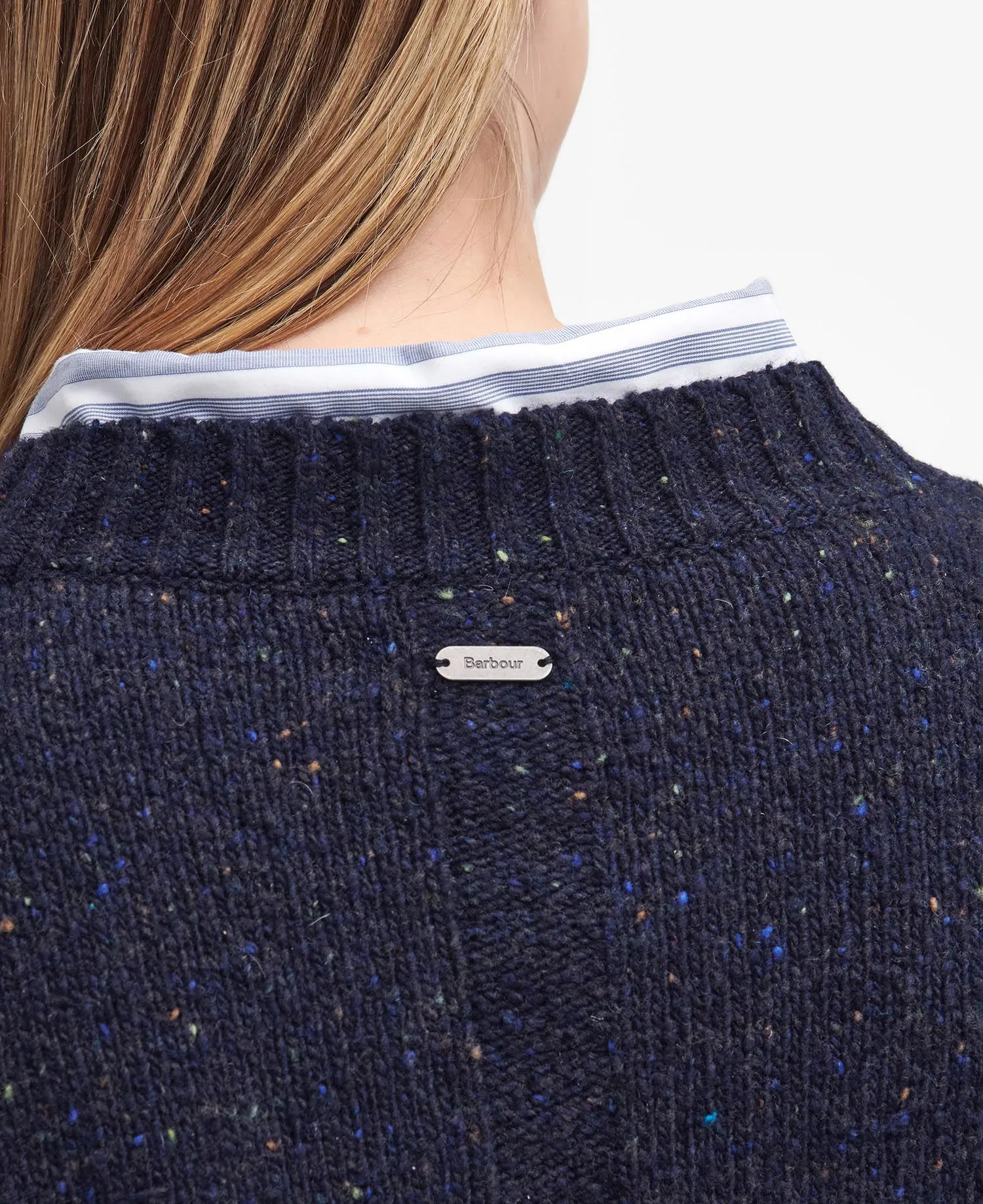 Lavensdale Crew Knitted Jumper - Navy