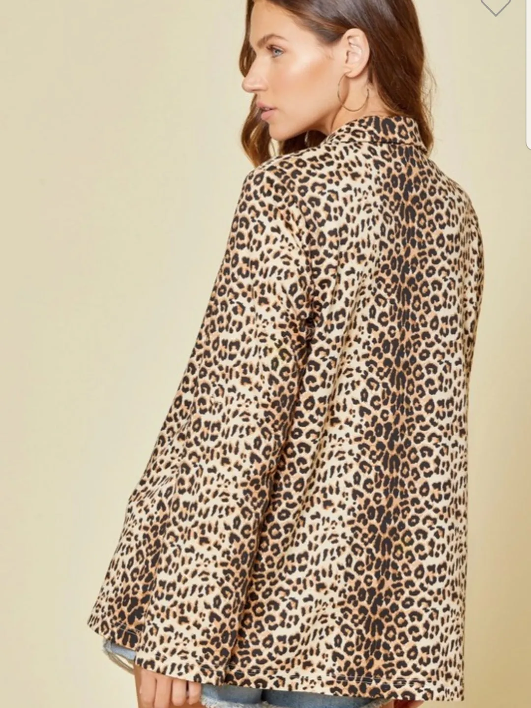 Leopard Blazer in Style (Medium)