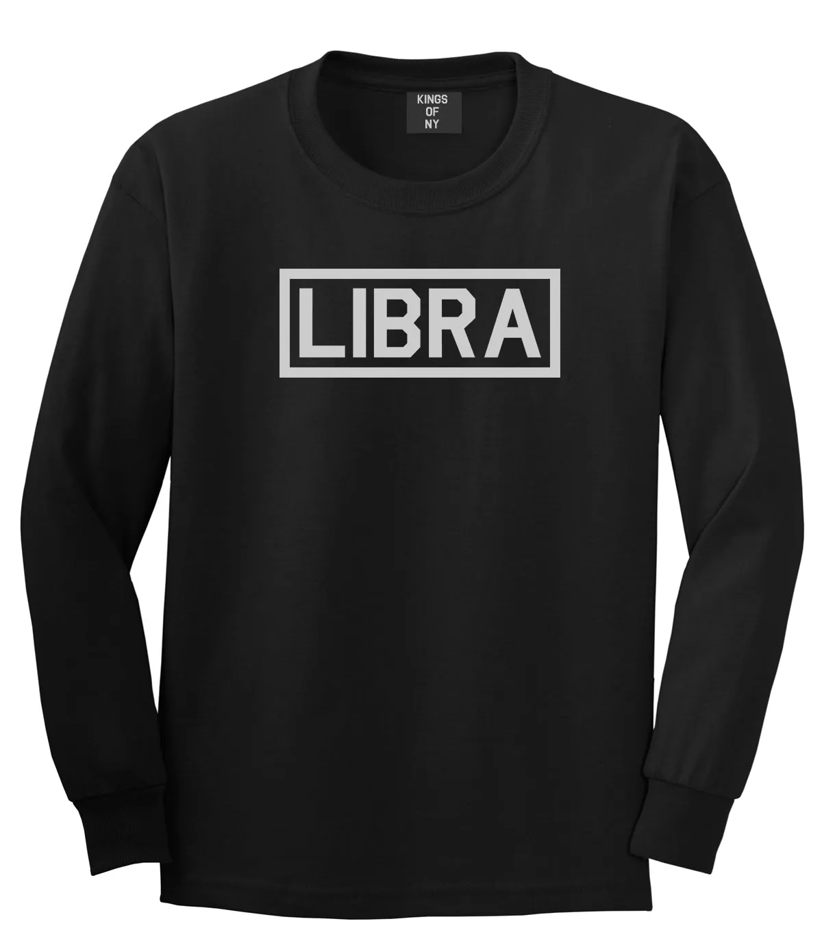 Libra Horoscope Sign Mens Long Sleeve T-Shirt