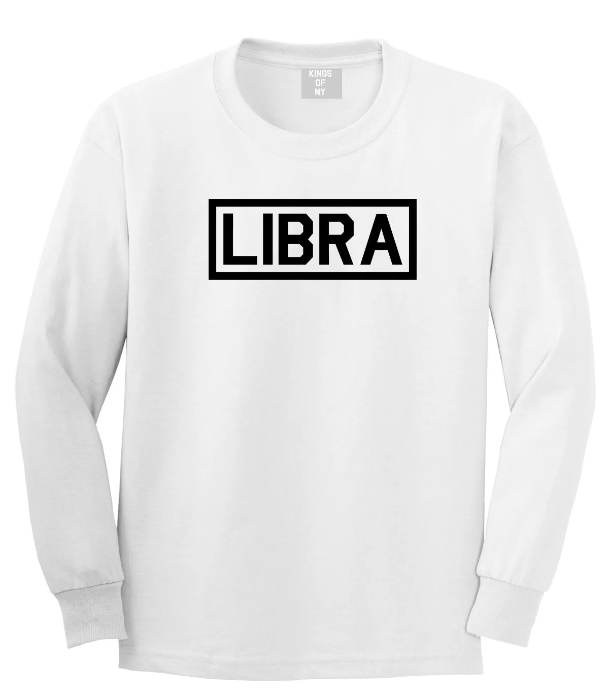 Libra Horoscope Sign Mens Long Sleeve T-Shirt