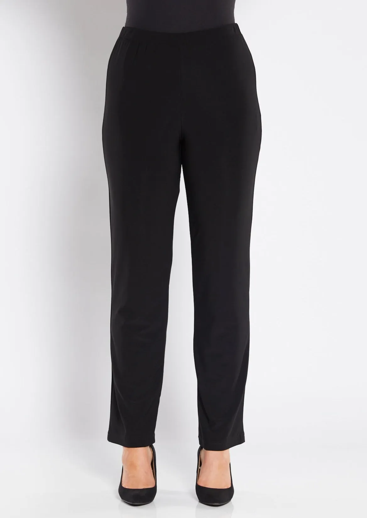 Linear Jersey Pant in Black