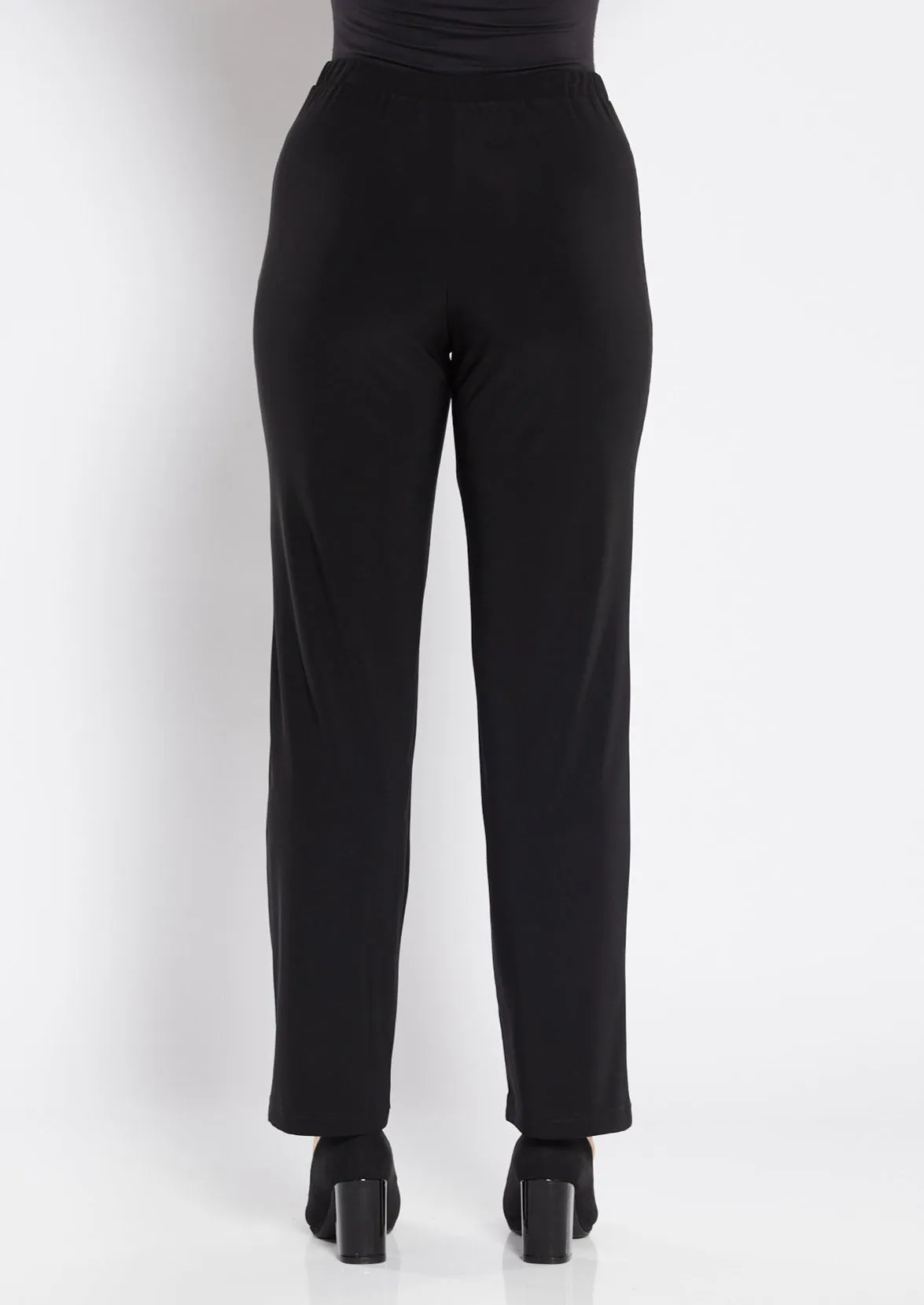 Linear Jersey Pant in Black