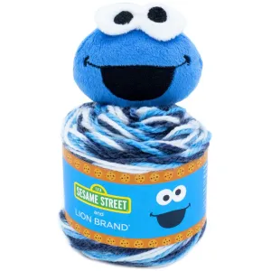 Lion Brand Sesame Street One Hat Wonder Yarn - Cookie Monster