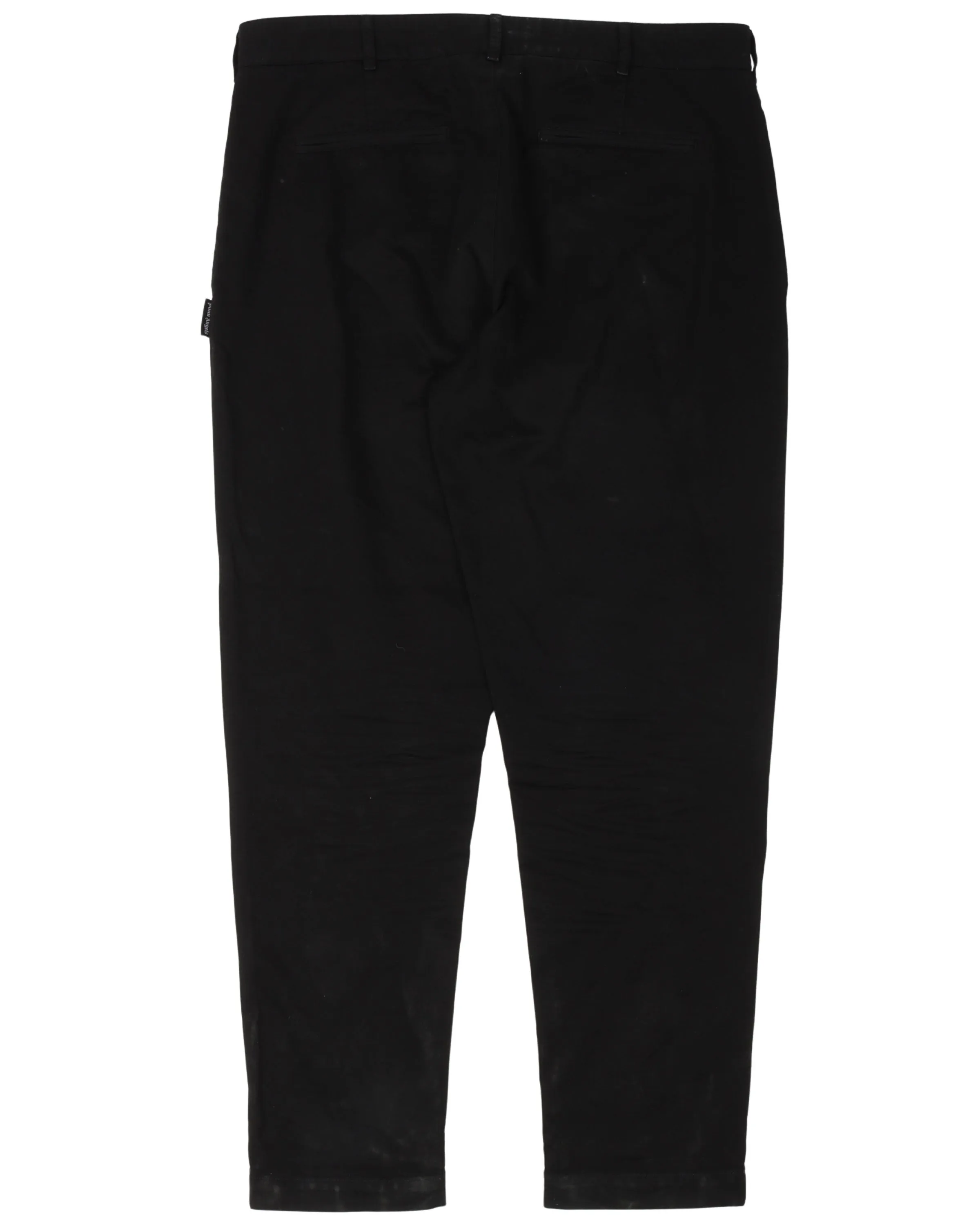 Logo Embroidered Dress Pants