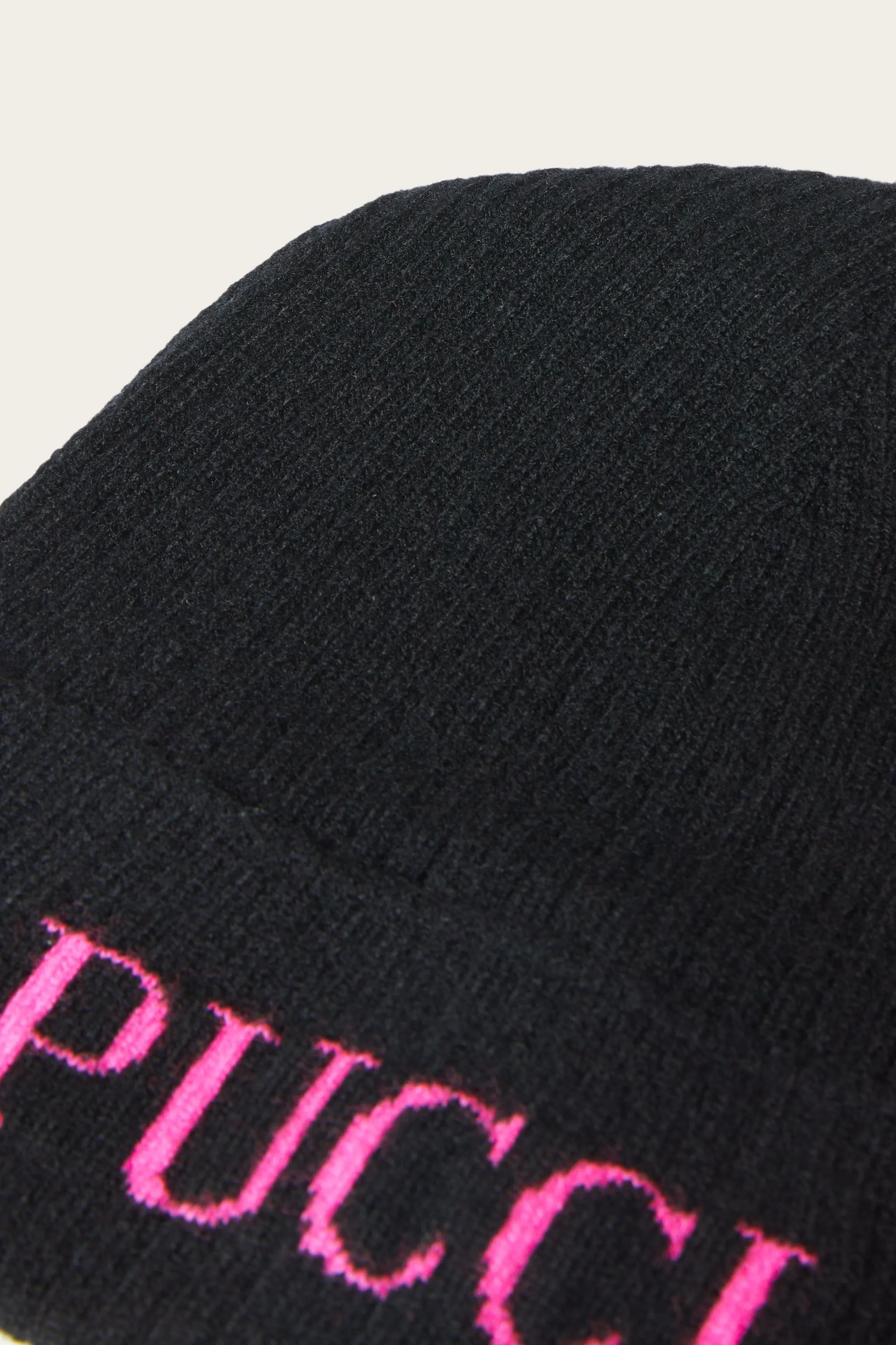 Logo-Intarsia Beanie Hat