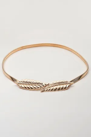 Lola Golden Leaf Belt (Gold)