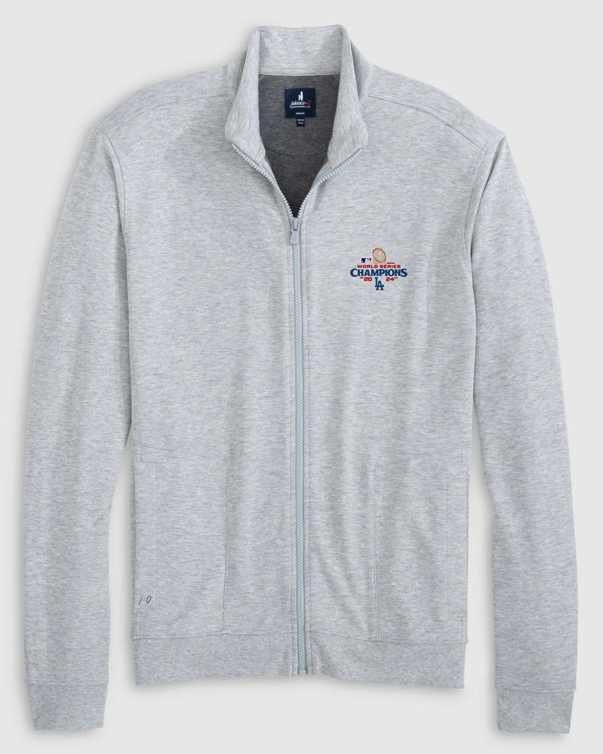 Los Angeles Dodgers Holton Knit Track Jacket - 2024 World Series Champions Logo