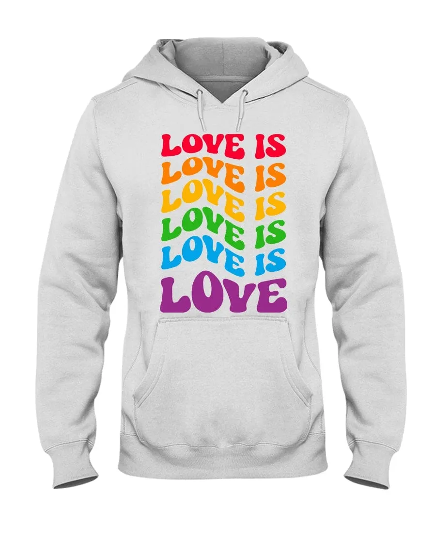 Love Is Love | Pride Merch | LGBT  Unisex Hoodie