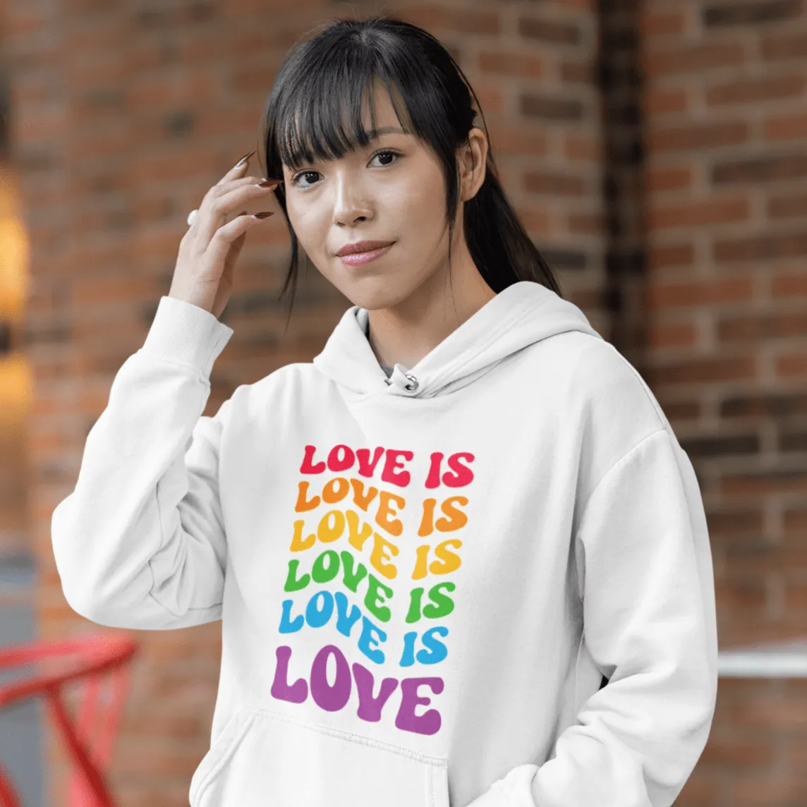 Love Is Love | Pride Merch | LGBT  Unisex Hoodie