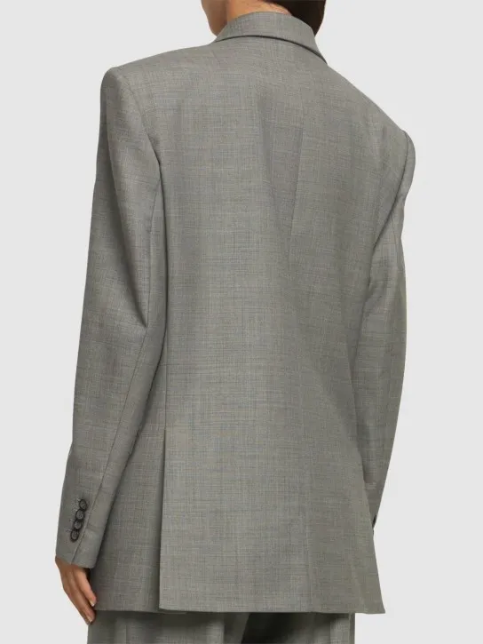 Magda Butrym   Stretch wool single breasted blazer 