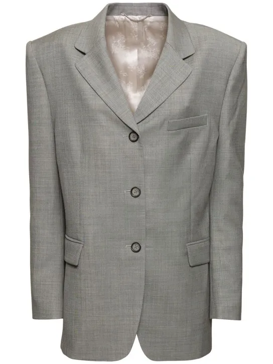 Magda Butrym   Stretch wool single breasted blazer 