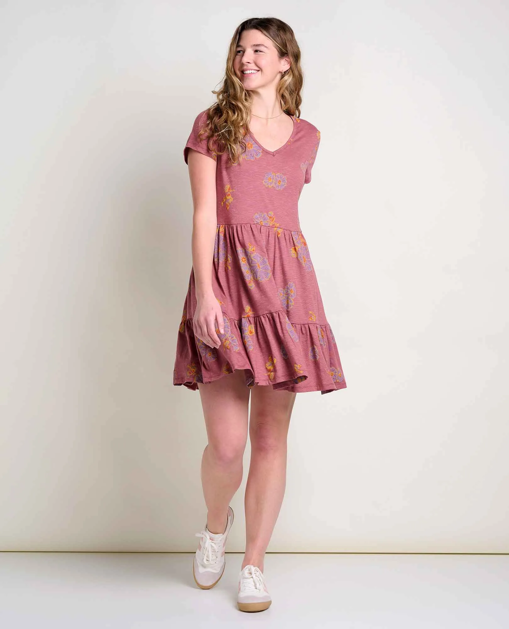 Marley Tiered Short Sleeve Dress