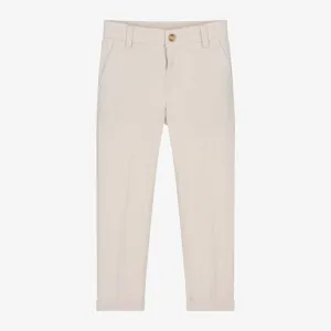 Mayoral Raffia Linen Suiting Pants