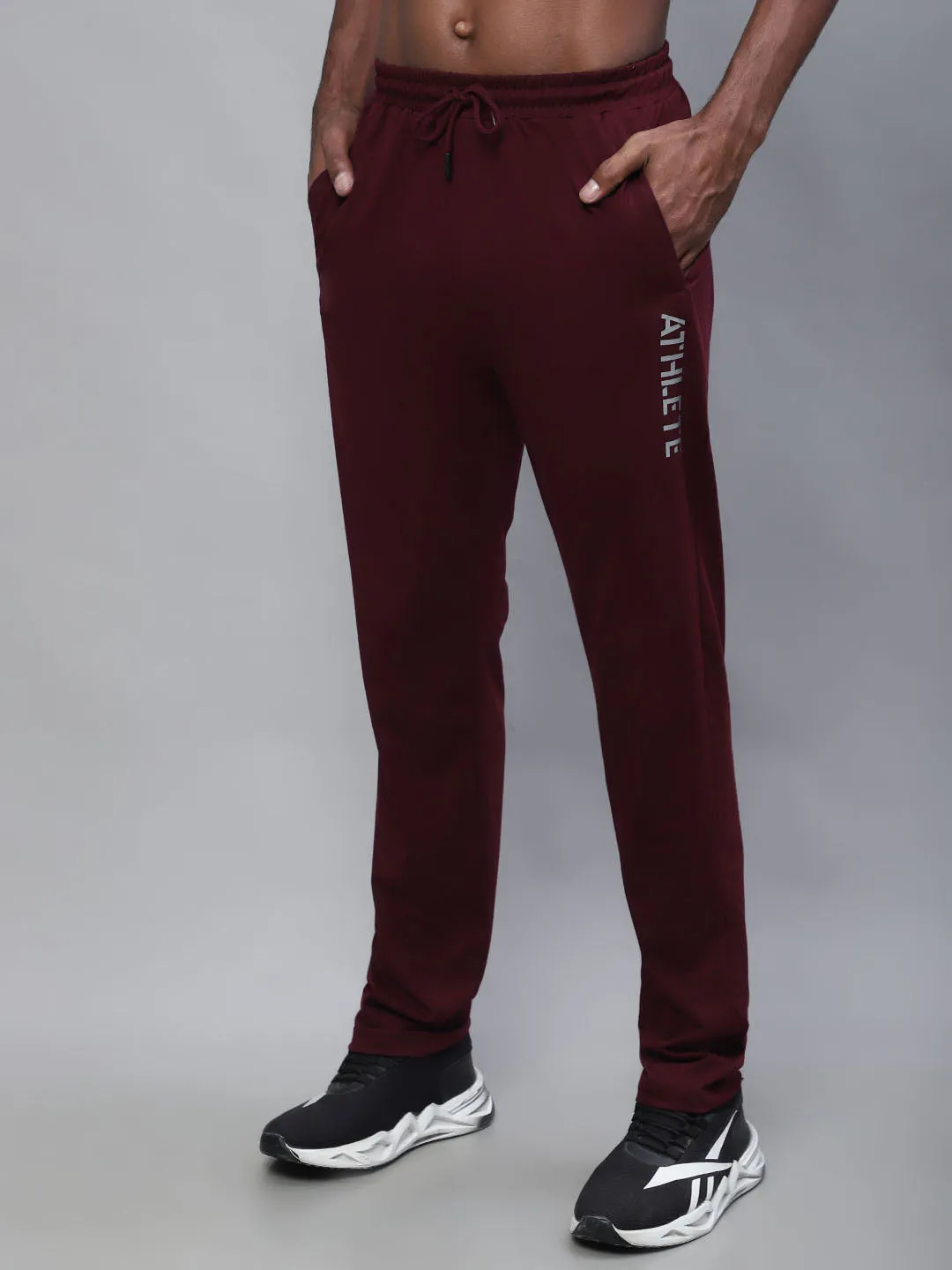 Men Maroon Track Pant