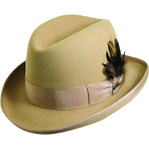 Men's Scala Wool Felt Homburg Hat