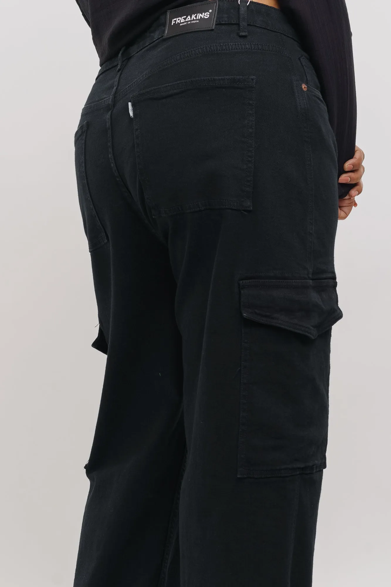 Midnight Denim Cargo Pants