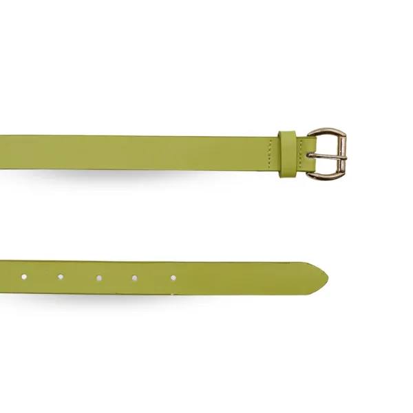 MYRA - Womens Green Genuine Leather Belt Clearance