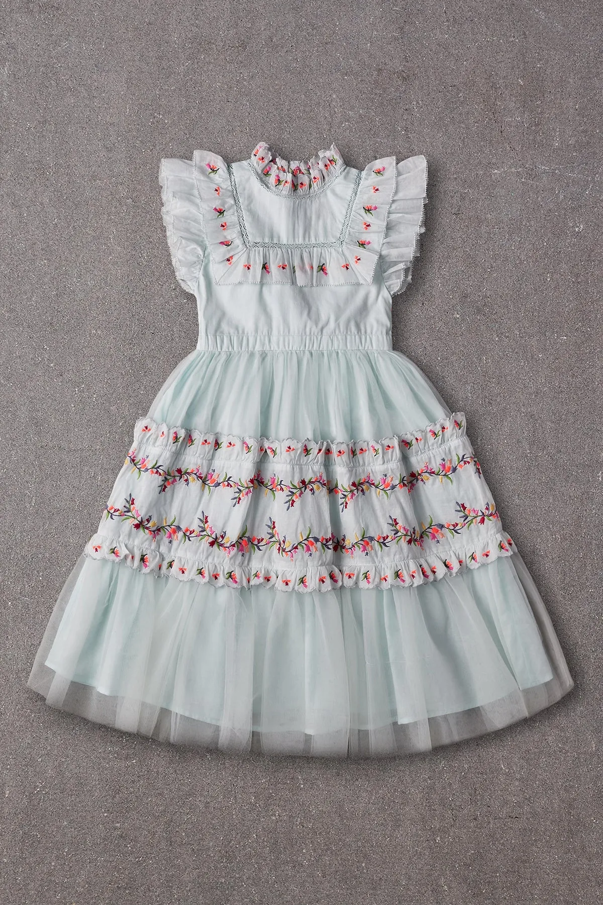 Nellystella Julianna Girls Dress - Mint