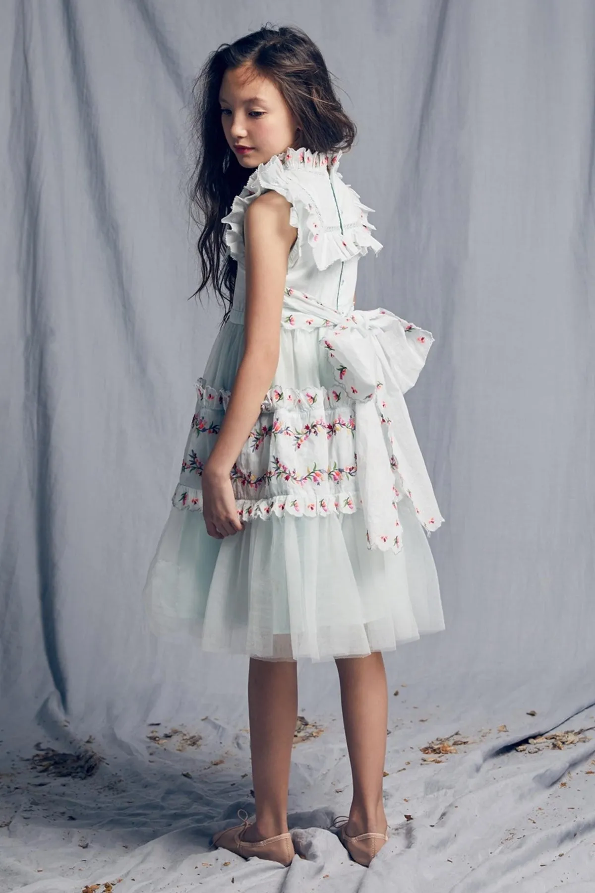 Nellystella Julianna Girls Dress - Mint