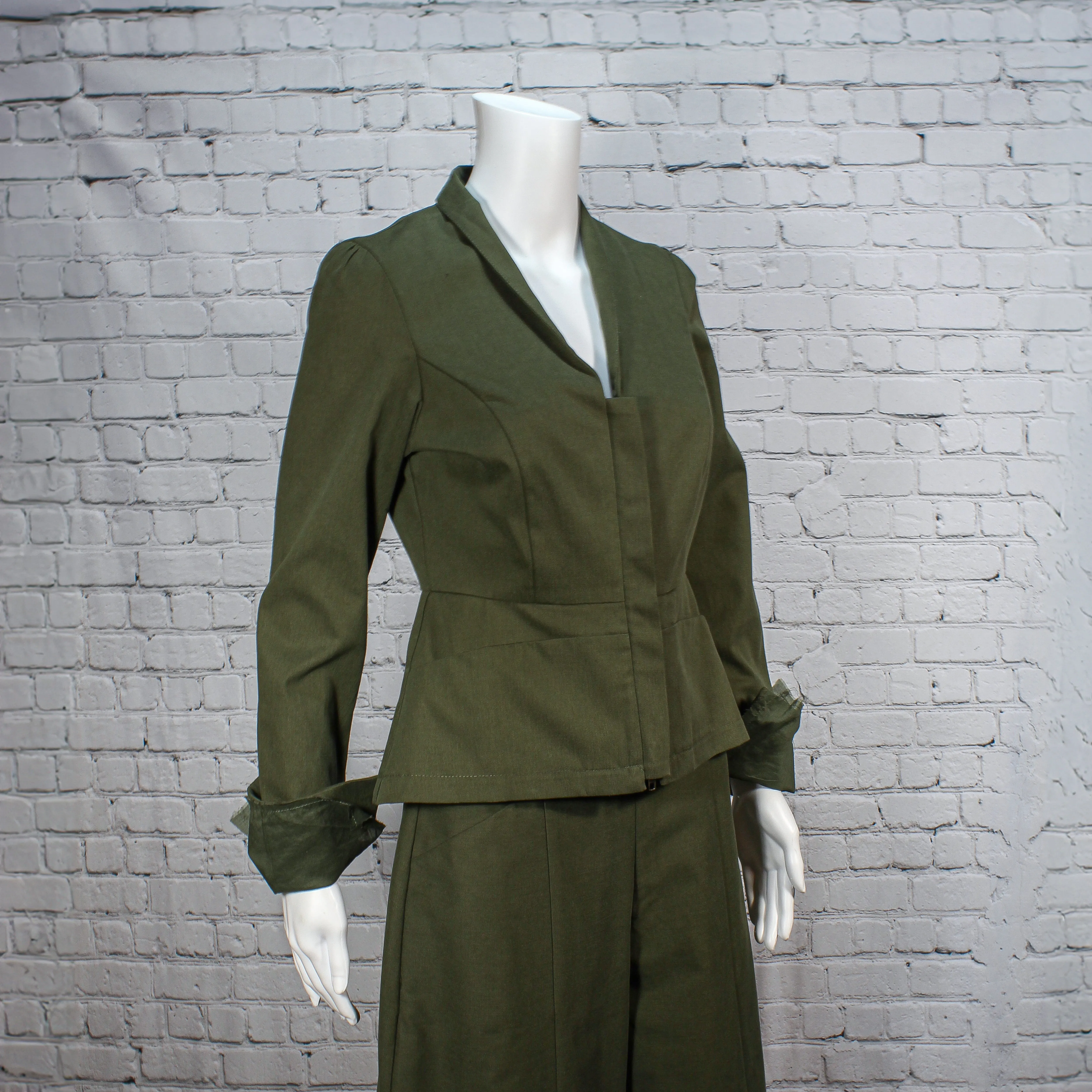 NEW! Raven Jacket in Olive by Kim Schalk