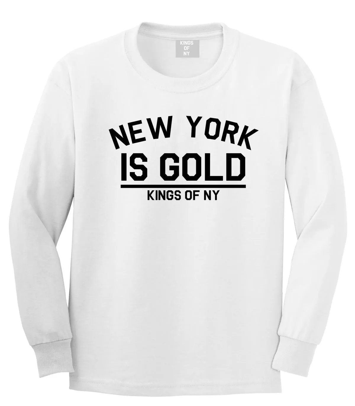 New York Is Gold Long Sleeve T-Shirt