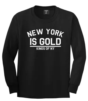 New York Is Gold Long Sleeve T-Shirt