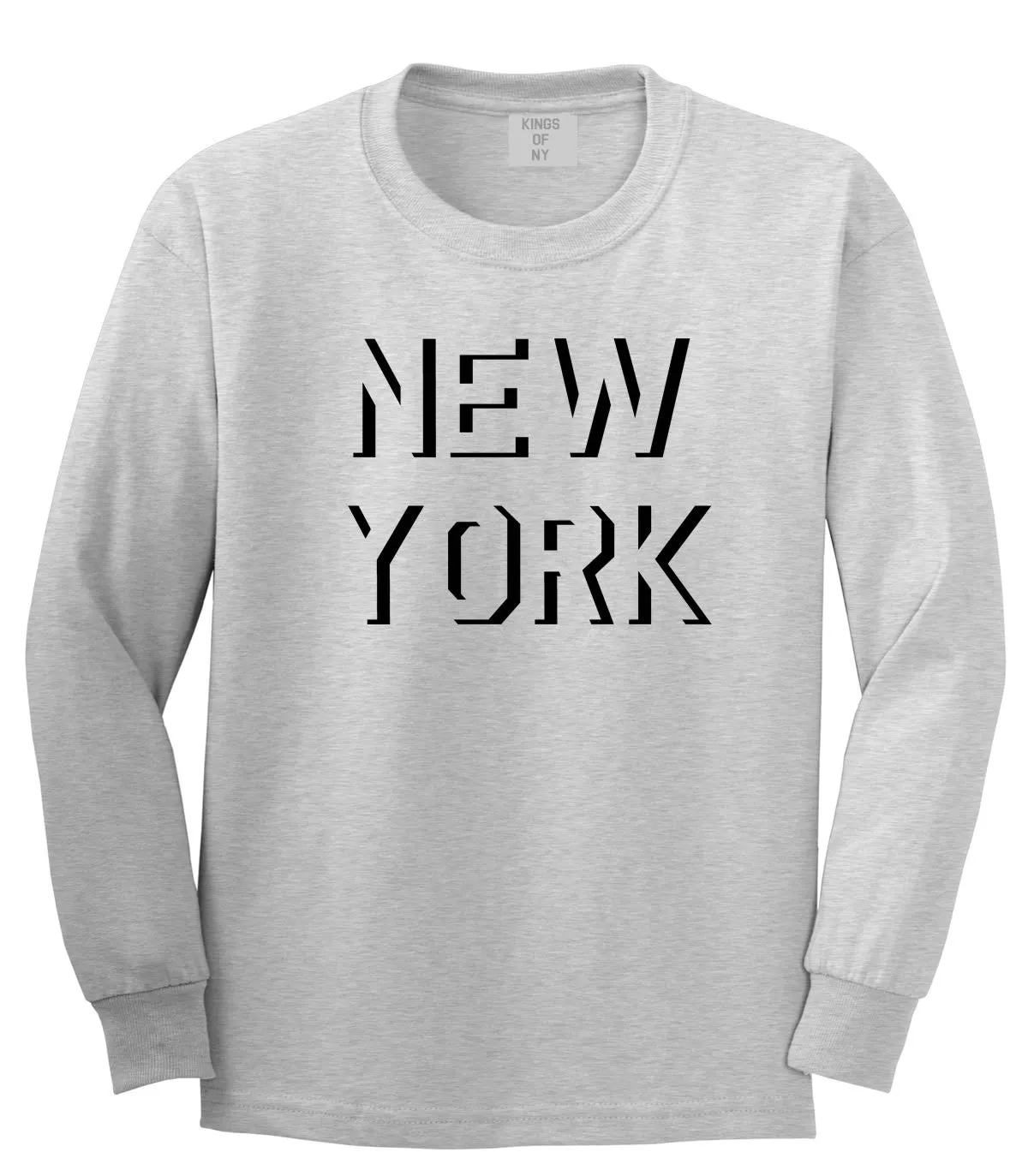 New York Shadow Logo Long Sleeve T-Shirt