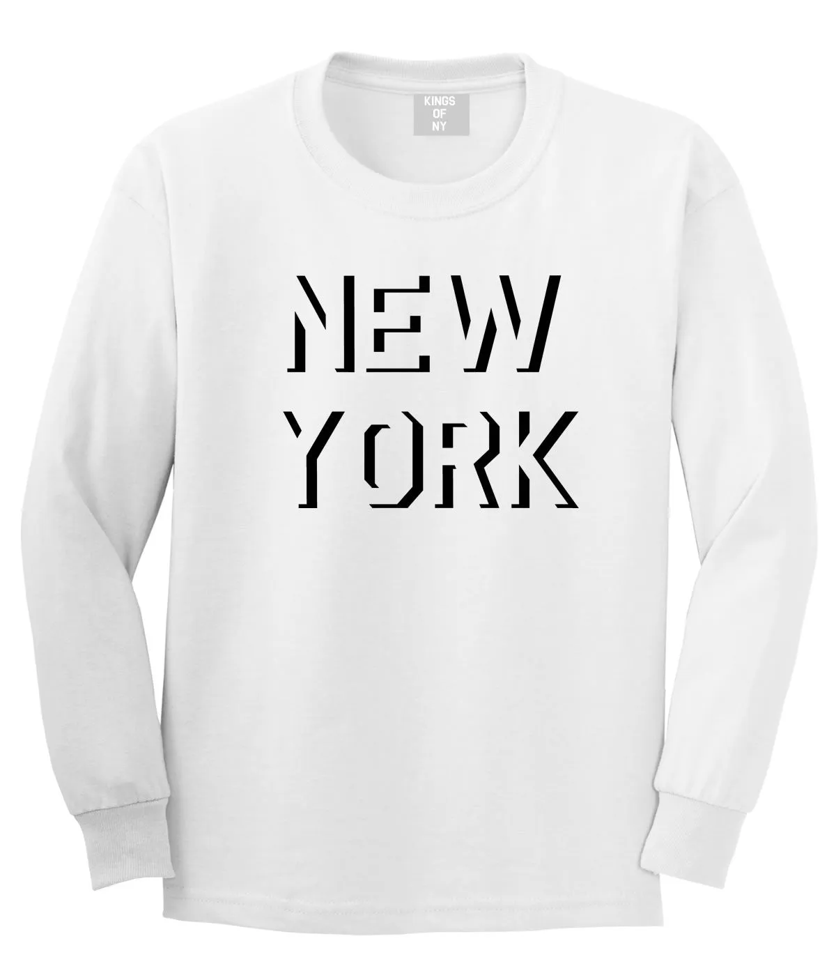 New York Shadow Logo Long Sleeve T-Shirt