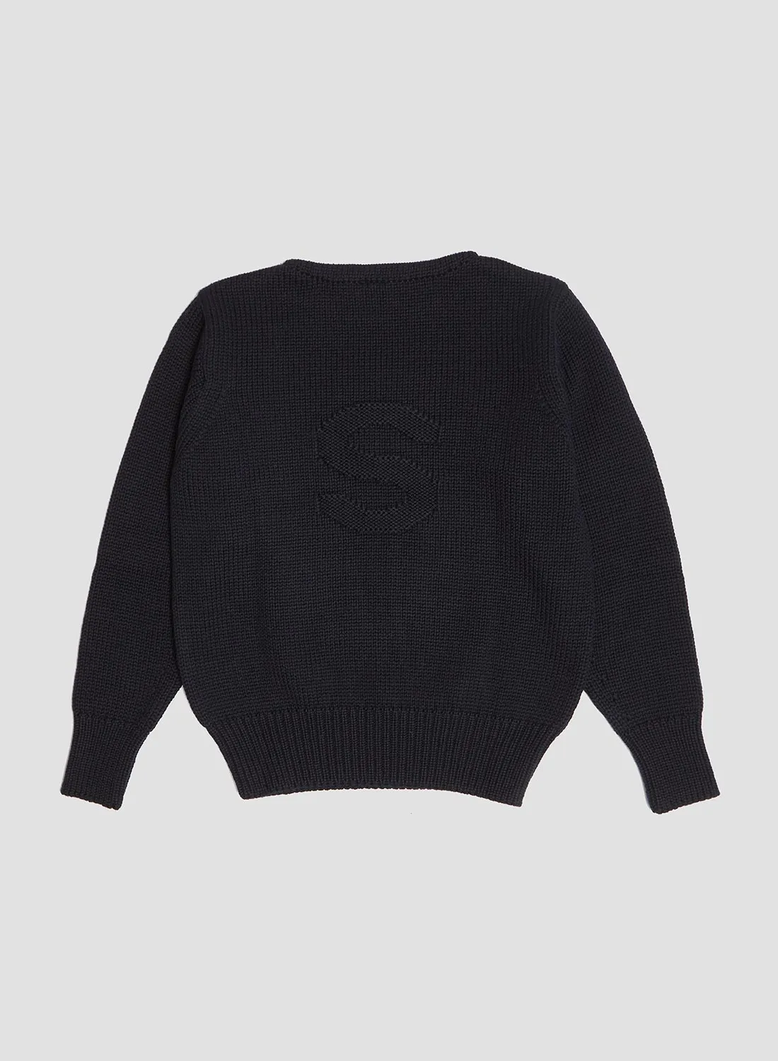 Nigel Cabourn x Sunspel English Wide Neck Merino Jumper in Navy