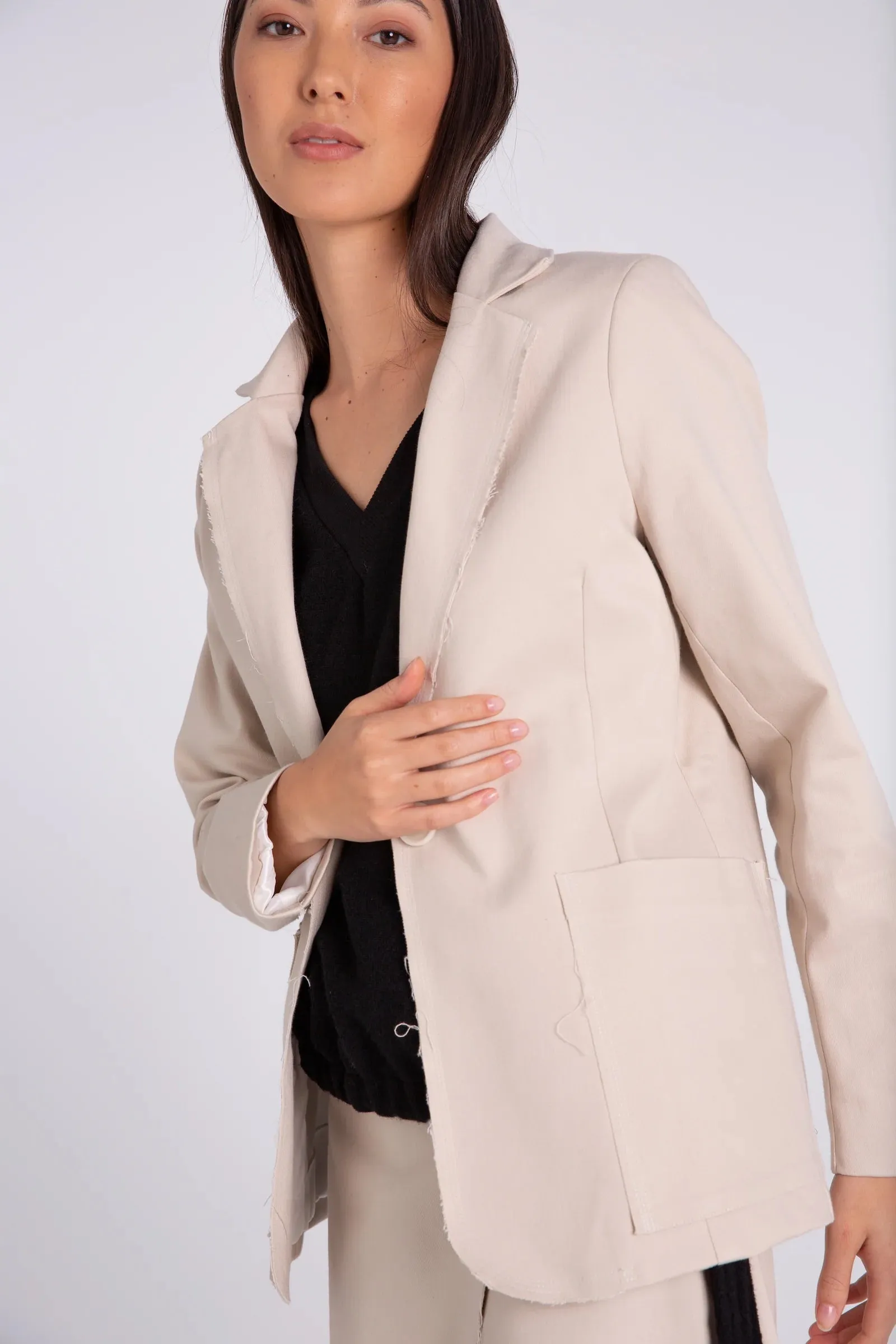 Nyne Revere Blazer - Oyster