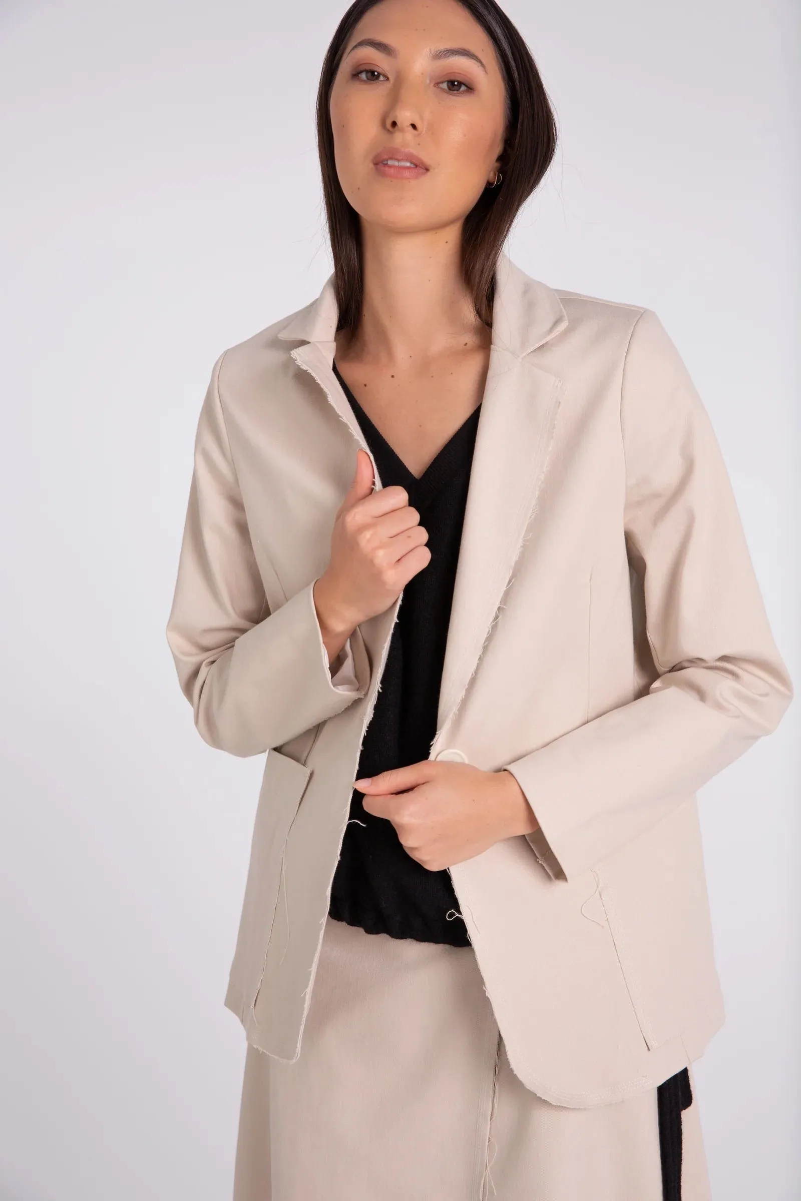 Nyne Revere Blazer - Oyster